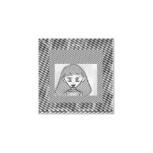 Bingo Anime Wood Art Stamp Rubberstempel (Afrduk)