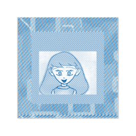 Bingo Anime Zelf Inking Rubber Stamp Zelfinktende Stempel