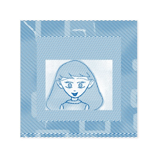 Bingo Anime Zelf Inking Rubber Stamp Zelfinktende Stempel (Design)