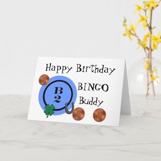 BINGO B2 KAART (Gele Bloem)