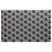Bingo Babe Bingo Balls op Black Stof (Fat Quarter)