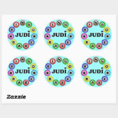 Bingo Babe Judi Ronde Sticker (Vel)