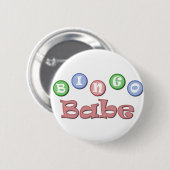 Bingo Babe Ronde Button 5,7 Cm (Voorkant /achterkant)