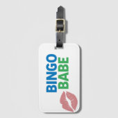 Bingo Babe Schattigee en zelfverzekerde Bingo Love Bagagelabel (Voorkant (verticaal))
