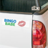Bingo Babe Schattigee en zelfverzekerde Bingo Love Bumpersticker (Op Truck)