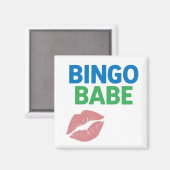 Bingo Babe Schattigee en zelfverzekerde Bingo Love Magneet (Voorkant / Achterkant)