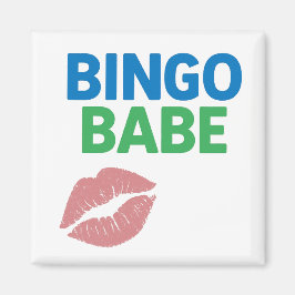Bingo Babe Schattigee en zelfverzekerde Bingo Love Magneet