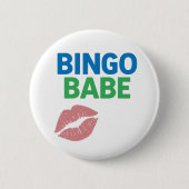 Bingo Babe Schattigee en zelfverzekerde Bingo Love Ronde Button 5,7 Cm (Voorkant)