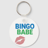 Bingo Babe Schattigee en zelfverzekerde Bingo Love Sleutelhanger (Voorkant)
