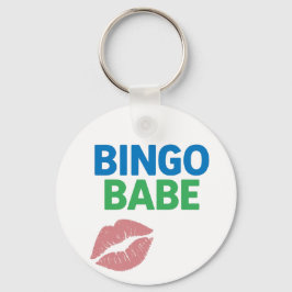 Bingo Babe Schattigee en zelfverzekerde Bingo Love Sleutelhanger