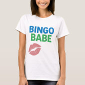 Bingo Babe Schattigee en zelfverzekerde Bingo Love T-shirt (Voorkant)