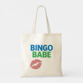 Bingo Babe Schattigee en zelfverzekerde Bingo Love Tote Bag (Achterkant)