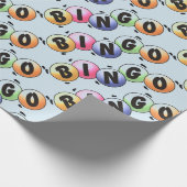 Bingo Baby Blauw Inpakpapier (Hoek)