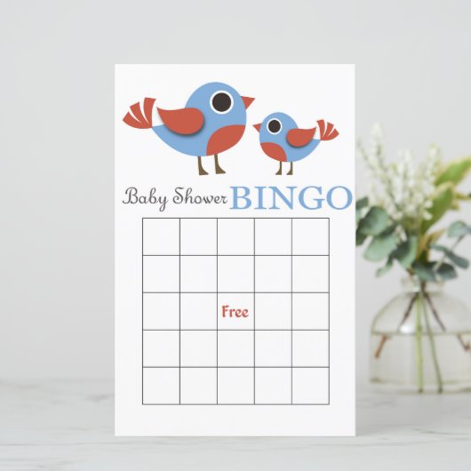 Bingo baby shower (Staand voorkant)