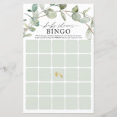 Bingo Baby shower Game (Voorkant)