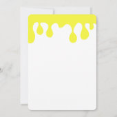 Bingo, Baby shower spel Kaart Flyer, Baby Bee (Achterkant)