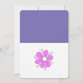 Bingo, Baby shower spel Kaart Flyer, Konijn (Achterkant)