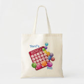 Bingo Bag *gepersonaliseerd* Tote Bag (Voorkant)