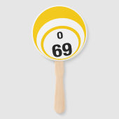 Bingo Bal Hand Fan O67 en 069 Handwaaier (Voorkant)