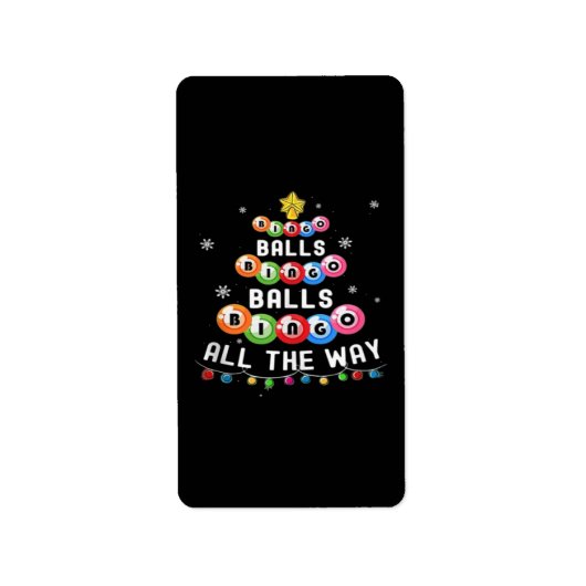 Bingo Ballen Bingo Tot Het Eind  Etiket (Voorkant)
