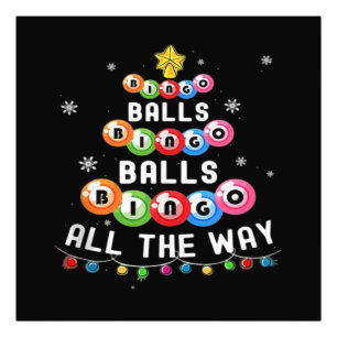 Bingo Ballen Bingo Tot Het Einde  Foto Afdruk