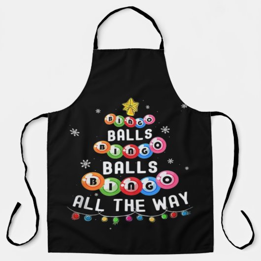 Bingo Ballen Bingo Tot Het Einde  Schort (Voorkant)