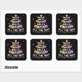 Bingo Ballen Bingo Tot Het Einde Vierkante Sticker (Vel)
