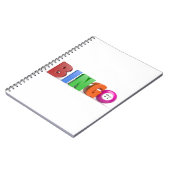 bingo ballen met aantallen reeks notitieboek (Linkerzijde)