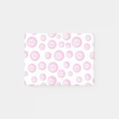 Bingo Ballen Roze en Wit Nieuwigheid Post-it® Notes (Voorkant)