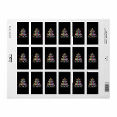 Bingo Ballen voor de hele dag Etiket (Full Sheet)