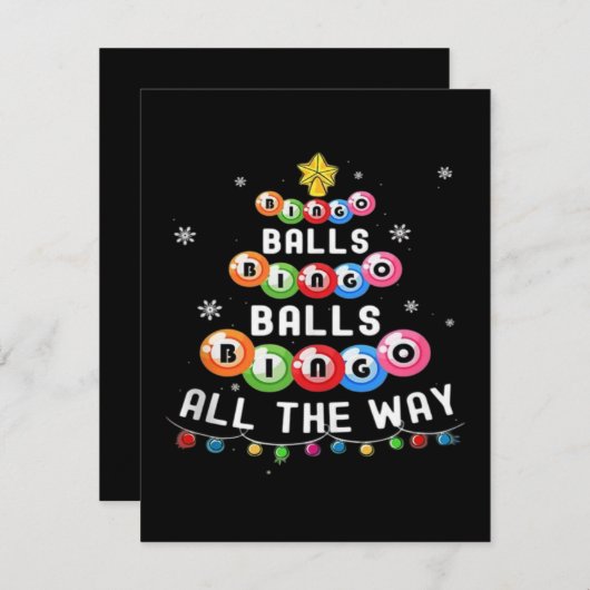 Bingo Ballen voor de hele dag Informatiekaartje (Voorkant / Achterkant)