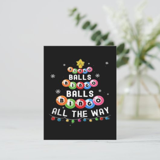 Bingo Ballen voor de hele dag Informatiekaartje (Staand voorkant)