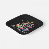 Bingo Ballen voor de hele dag Papieren Bordje (Gebogen)