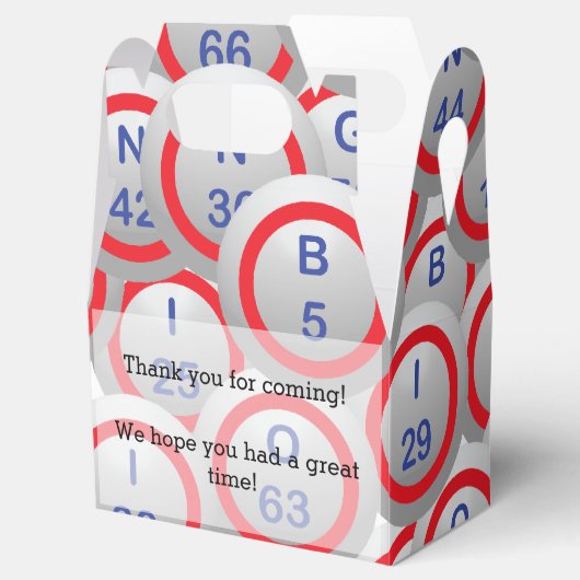 Bingo Balls Bedankdoosjes (Geopend)