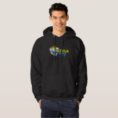 Bingo Balls Bingo King Crown Lucky Bingo Player Ga Hoodie (Voorkant volledig)
