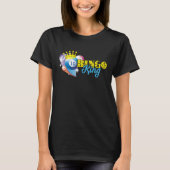 Bingo Balls Bingo King Crown Lucky Bingo Player Ga T-shirt (Voorkant)