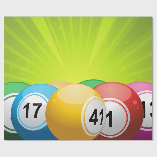 Bingo Balls Cadeaupapier (Vlak)