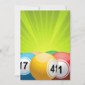 Bingo Balls Kaart (Voorkant)