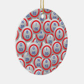 Bingo Balls Keramisch Ornament (Rechts)