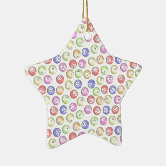 Bingo Balls Keramisch Ornament (Rechts)
