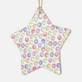 Bingo Balls Keramisch Ornament (Links)