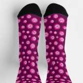 Bingo Balls Leuk Roze Patroon Sokken (Top)