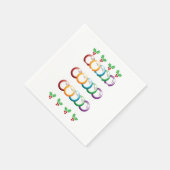 Bingo Balls Lucky Game Player Gambler Gift Servet (Hoek)