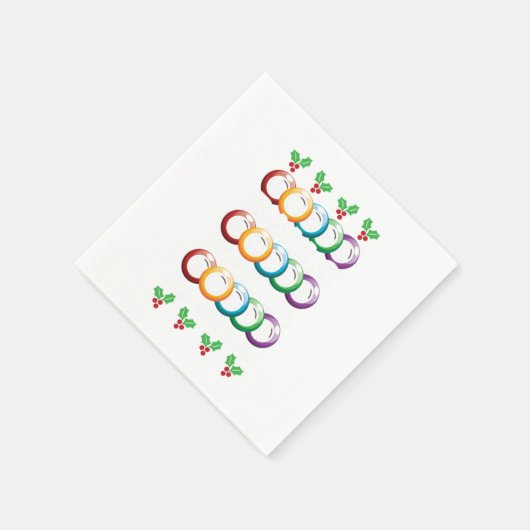 Bingo Balls Lucky Game Player Gambler Gift Servet (Hoek)