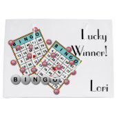 Bingo Balls Lucky Winner Multi Afbeelding Bingo Large Cadeautasje (Voorkant)