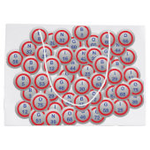 Bingo Balls Lucky Winner Multi Afbeelding Bingo Large Cadeautasje (Achterkant)