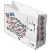 Bingo Balls Lucky Winner Multi Afbeelding Bingo Large Cadeautasje (Voorkant Gekanteld)