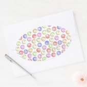 Bingo Balls Ovale Sticker (Envelop)