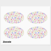 Bingo Balls Ovale Sticker (Vel)