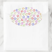 Bingo Balls Ovale Sticker (Tas)